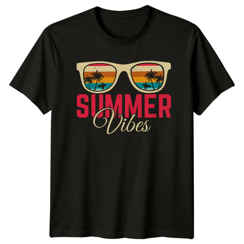 Summer Vibes T-Shirt Beach Life Surfing Summer Holiday Gift For Him And Her