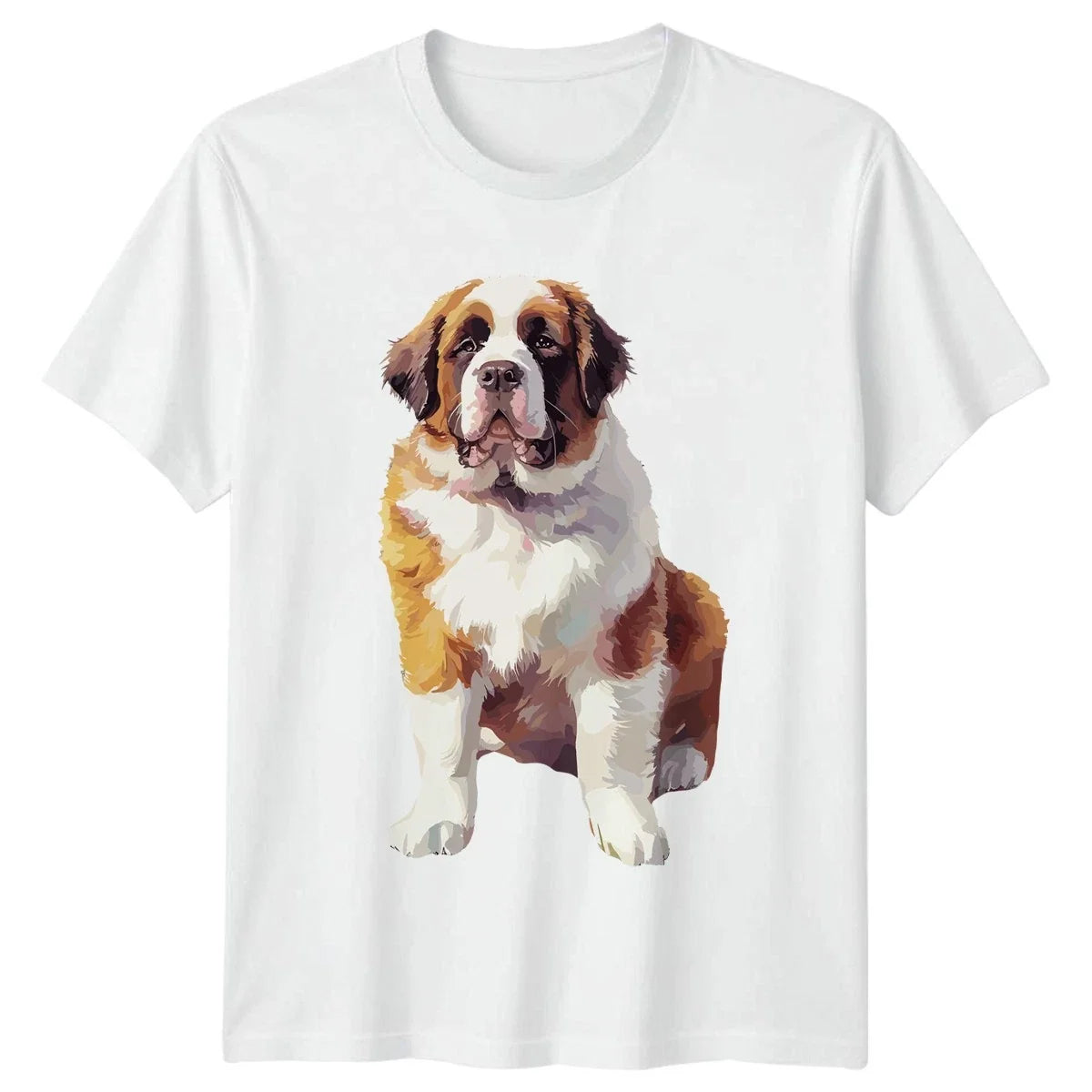 Saint Bernard Dog Lover T-Shirt Gift For Him And Her