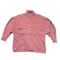 Jean Paul Gaultier Pink Button Up Shirt Oversized Boxy Fit Pocket Design