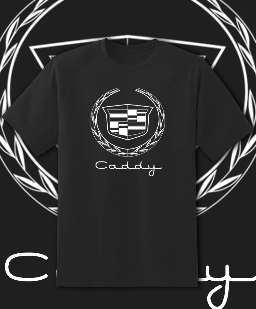 Cadillac Simple Black T shirt Escalade El Dorado DeVille Adult & Youth Fast Ship