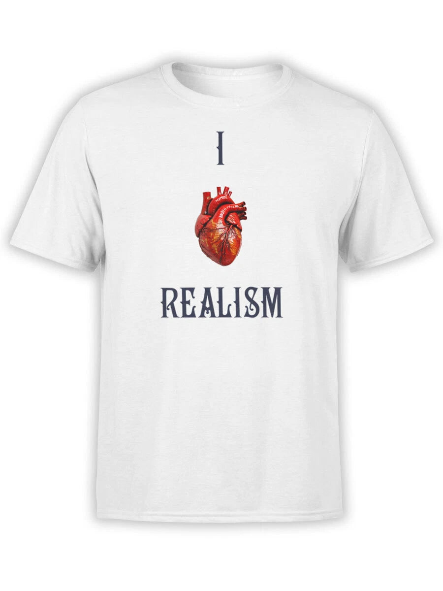 FANTUCCI Funny T-Shirt Collection | I Love Realism T-Shirt | Unisex