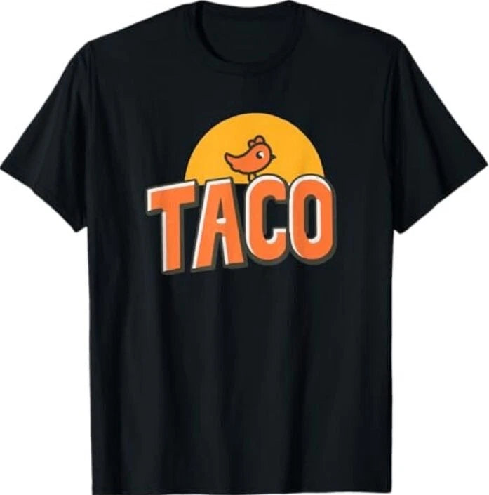 Funny Chicken Meme Trendy TACO Trump Always Chickens Out T-Shirt