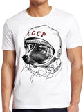 Laika Astronaut Dog Russia Drawing Art Gft Tee T Shirt M444