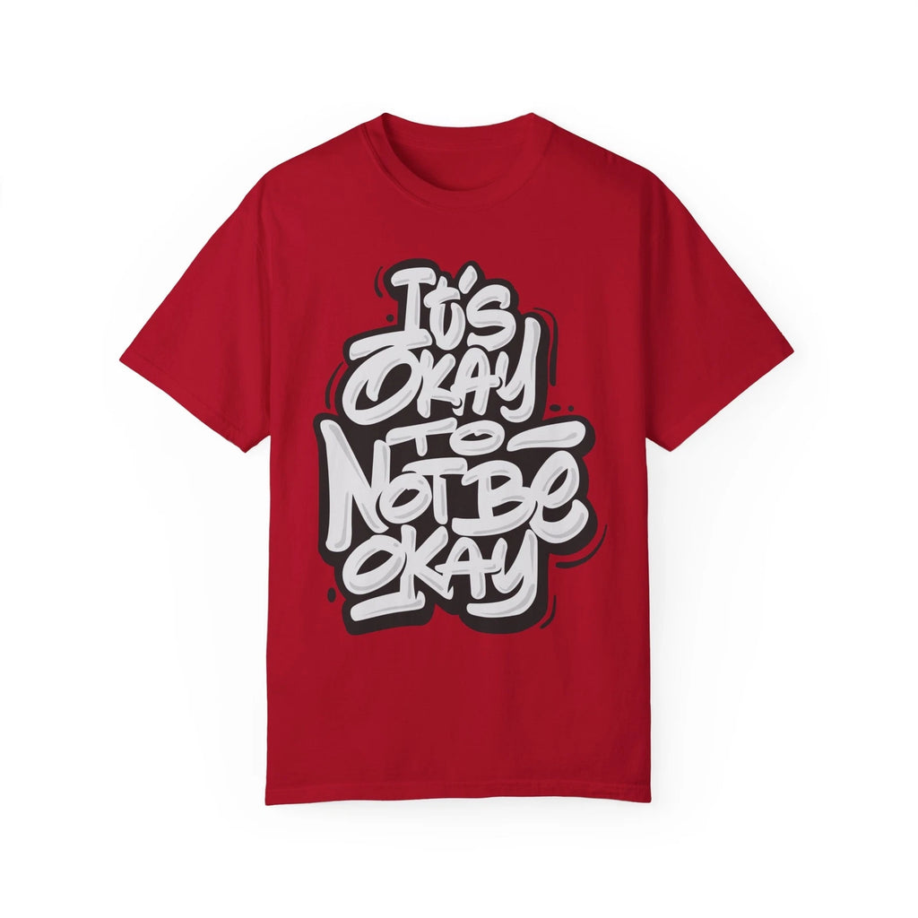 Urban Graffiti Art Style Motivation Quote :: Unisex Garment-Dyed T-shirt
