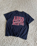 Vintage Abercrombie & Fitch T-Shirt XL Double Sided Graphic Y2K Dark Blue