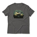Dark Smokey Muscle Car Comic Aesthetic Style Graphic T-Shirt