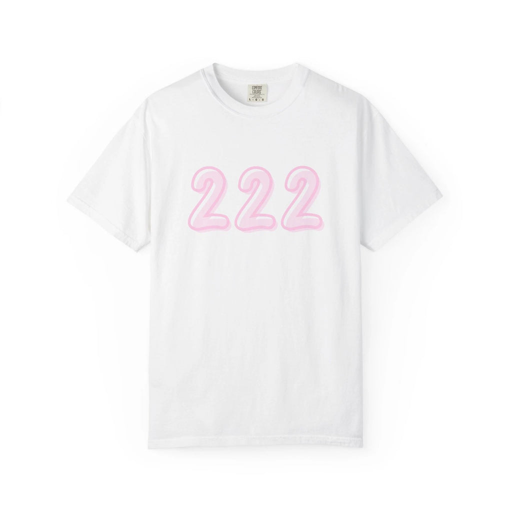 Minimalist Pink Cute 222 Graphic T-Shirt, Unisex Tee, Casual Wear