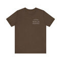 Unisex Short Sleeve Tee: the coffee lover's t-shirt