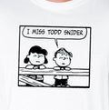 I Miss Todd Snider Long Sleeve Tee | Peanuts Inspired Classic Rock T-Shirt