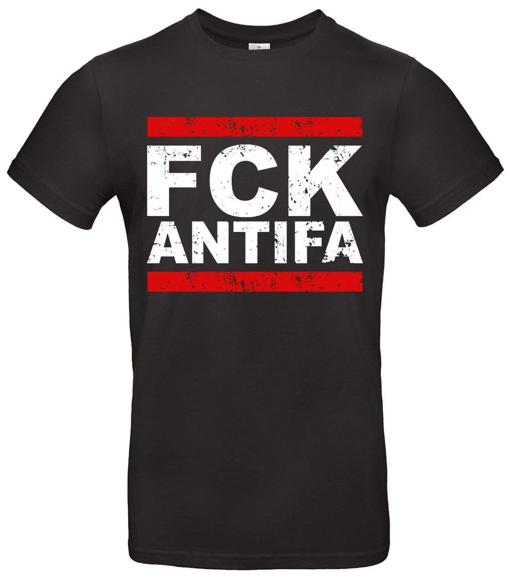 Fuck Antifa T-Shirt Statement Against Leftist Extremism Violence Politics