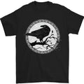 Viking Crow Celtic Norse Valhalla Odin Thor Mens T-Shirt 100% Cotton