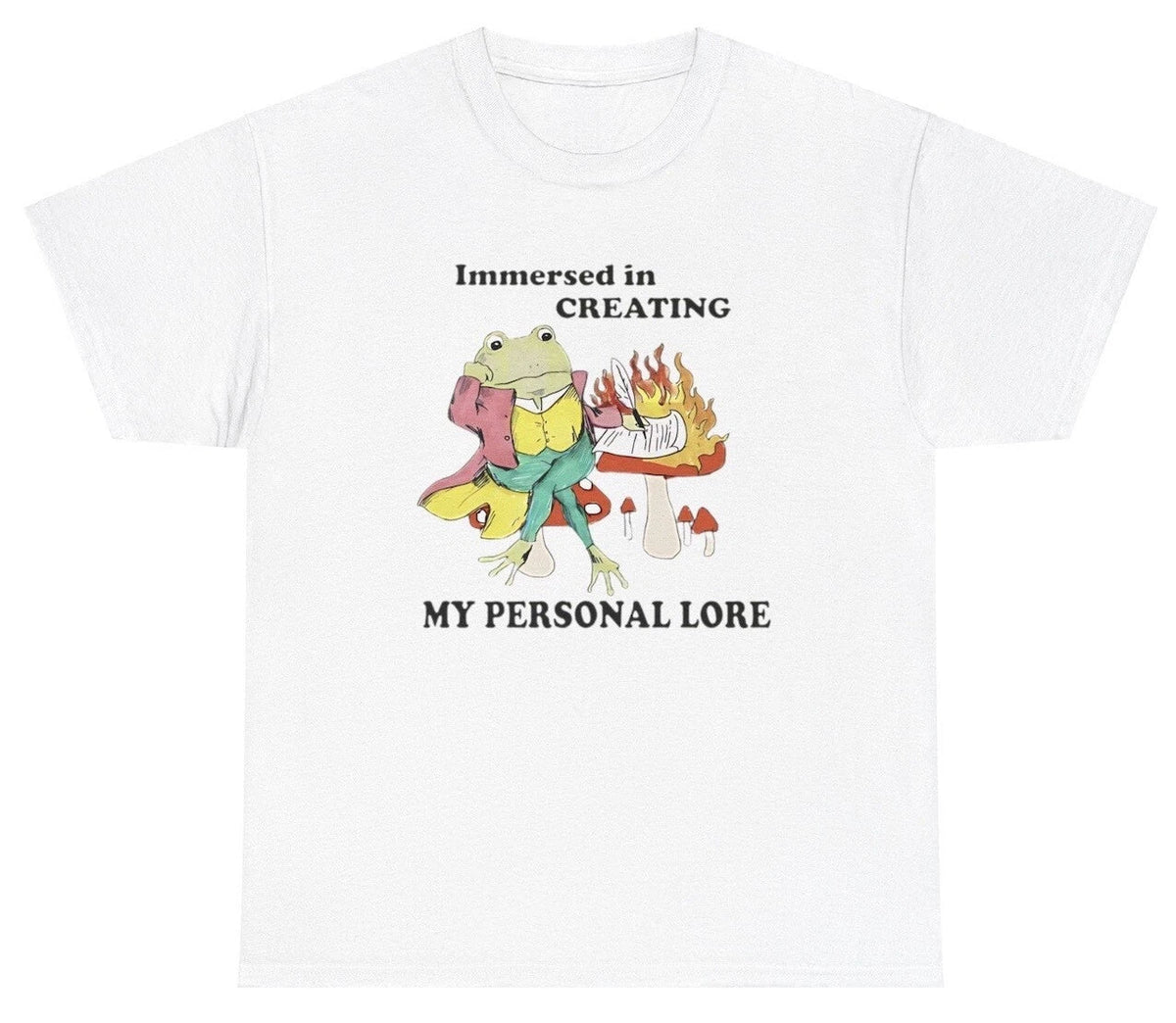 Creating My Personal Lore Frog T Shirt Oddly Specific Meme Humor Lover Gift  Tee