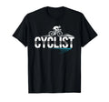 Cyclist Rhythm Line Motion Minimalist Flow T-Shirt