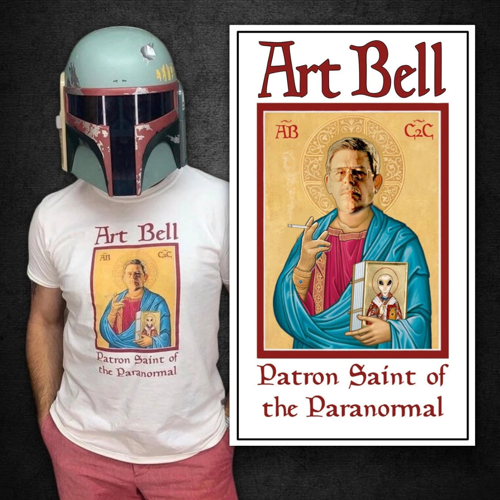 Art Bell T Shirt Patron Saint of The Paranormal Coast to Coast Late Night Radio