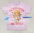 Cupid Says 67 T-Shirt Funny Trendy Meme Valentines Day Graphic Unisex Shirt