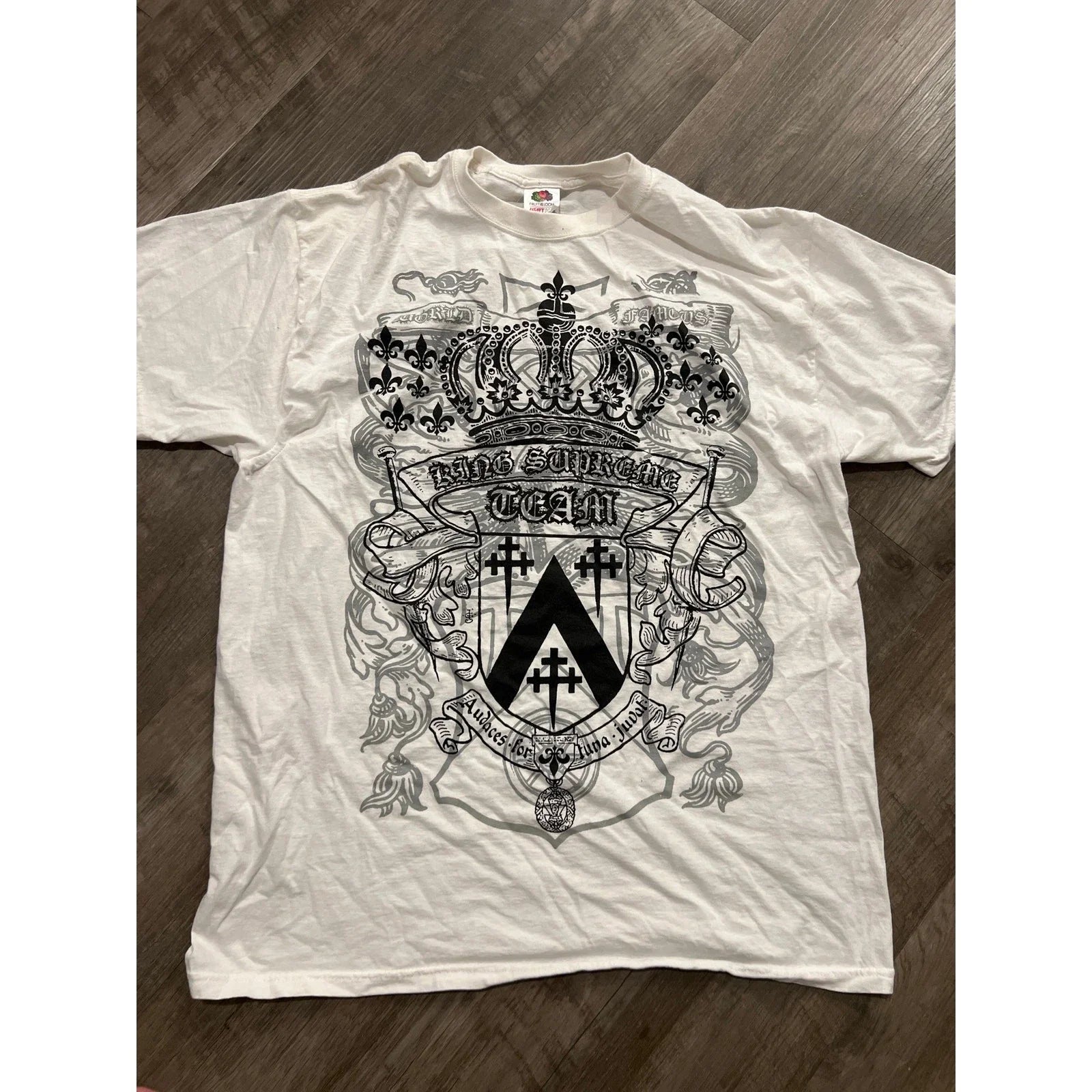 Y2K Gothic Graphic Tee Shirt Size XL
