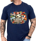 World Soccer 2026 Shirt, 2026 Cup USA Canada Mexico Adults Tshirt