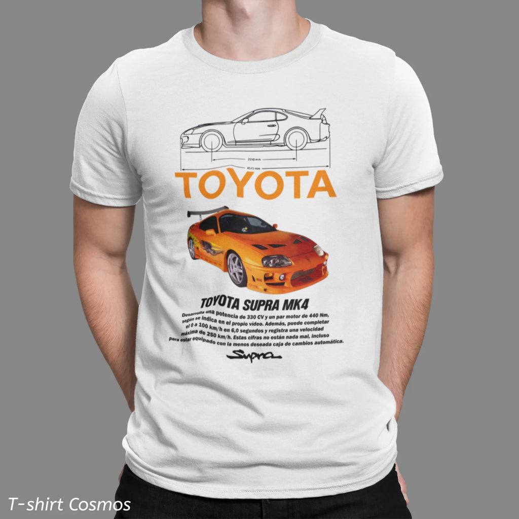 Retro Toyota Supra MK4 Car T-shirt, classic car, Dads gift, old school