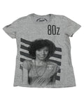 Vintage Style Clair Huxtable Mens Size Small  T-Shirt Gray Euc Cosby Show Street