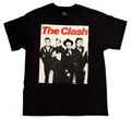 New Authentic The Clash Black & White Group Photo Punk Band Shirt London Calling