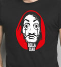 BELLA CIAO Salvador Dali Mask T-Shirt  Inspired by The Money Heist Spain Spanish