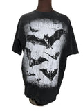 Y2K Gothic Bat T-Shirt, Vintage Grunge Bats Graphic Tee, T- Shirt. Size M