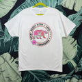 Great Smoky Mountains Tennessee White Boho Bear T-Shirt Hanes Adult Large NWOT