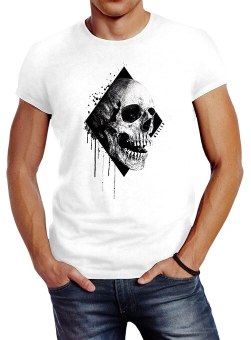 Men's T-Shirt Skull Skull Slim Fit Neverless®