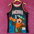 Headgear Classics Yogi Bear Vancouver Basketball Jersey XL