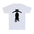 Funny Black Cat Being Lifted Up Shirt Cute Cat Lovers Gift Men's T-Shirt T-shirt