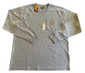 Carhartt Loose Fit Heavyweight Long-Sleeve Pocket T-Shirt Men's Large Gray NWT