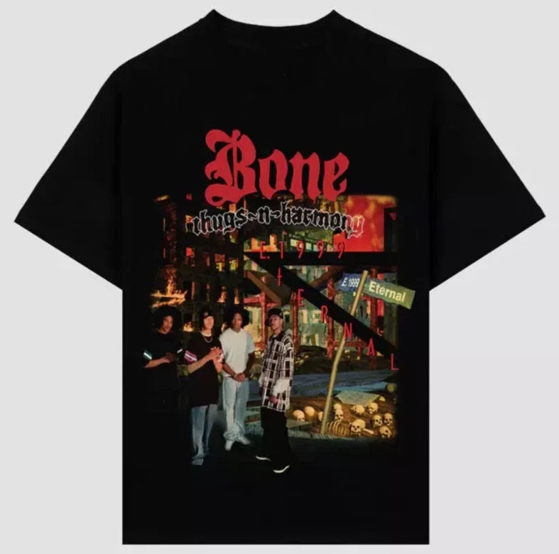 Bone Thugs N Harmony Band T-shirt Unisex Cotton Tee S-5XL