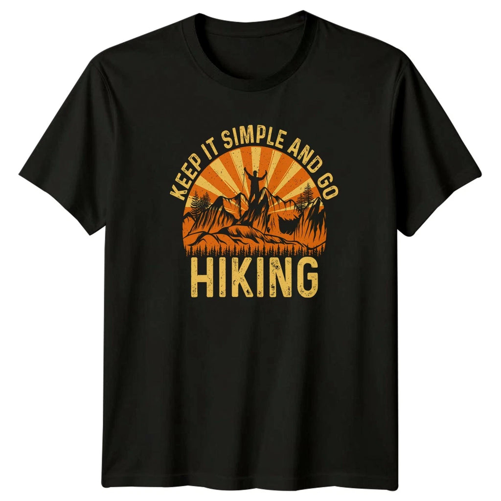 Keep It Simple And Go T-Shirt Trekking Hiking Birthday Gift For Him And Her