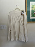 North Face Evolution Simple Dome Regular Long-Sleeve Tee In White XXL