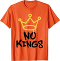 No Kings Day 2025 Protest Sign Grunge Nope Men Women T-Shirt