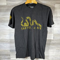 Black Rifle Coffee Company Coffee or Die T-Shirt Snake Black Military Men’s MED