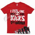 SICK Shirt for N Air More Uptempo '96 1996 Lobster Red Green Noise Varsity 1