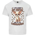Sip Coffee and Pet My Chihuahua Mens Light Cotton T-Shirt