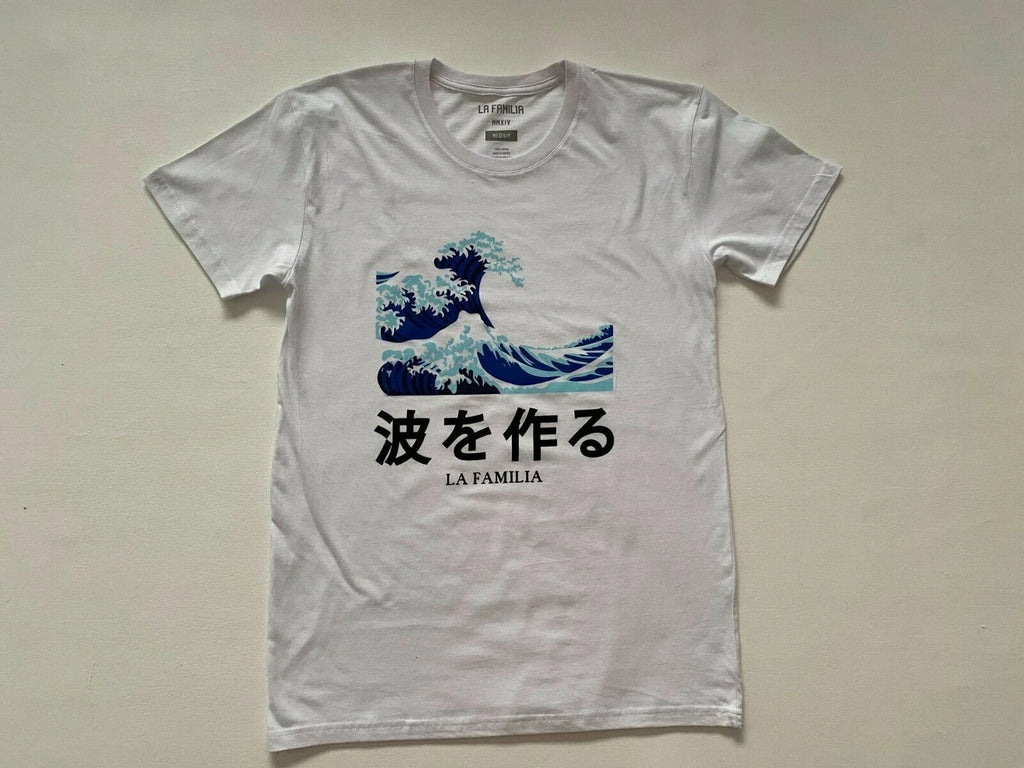 La Familia Men’s Adult Logo White Graphic T Shirt Size 2XL