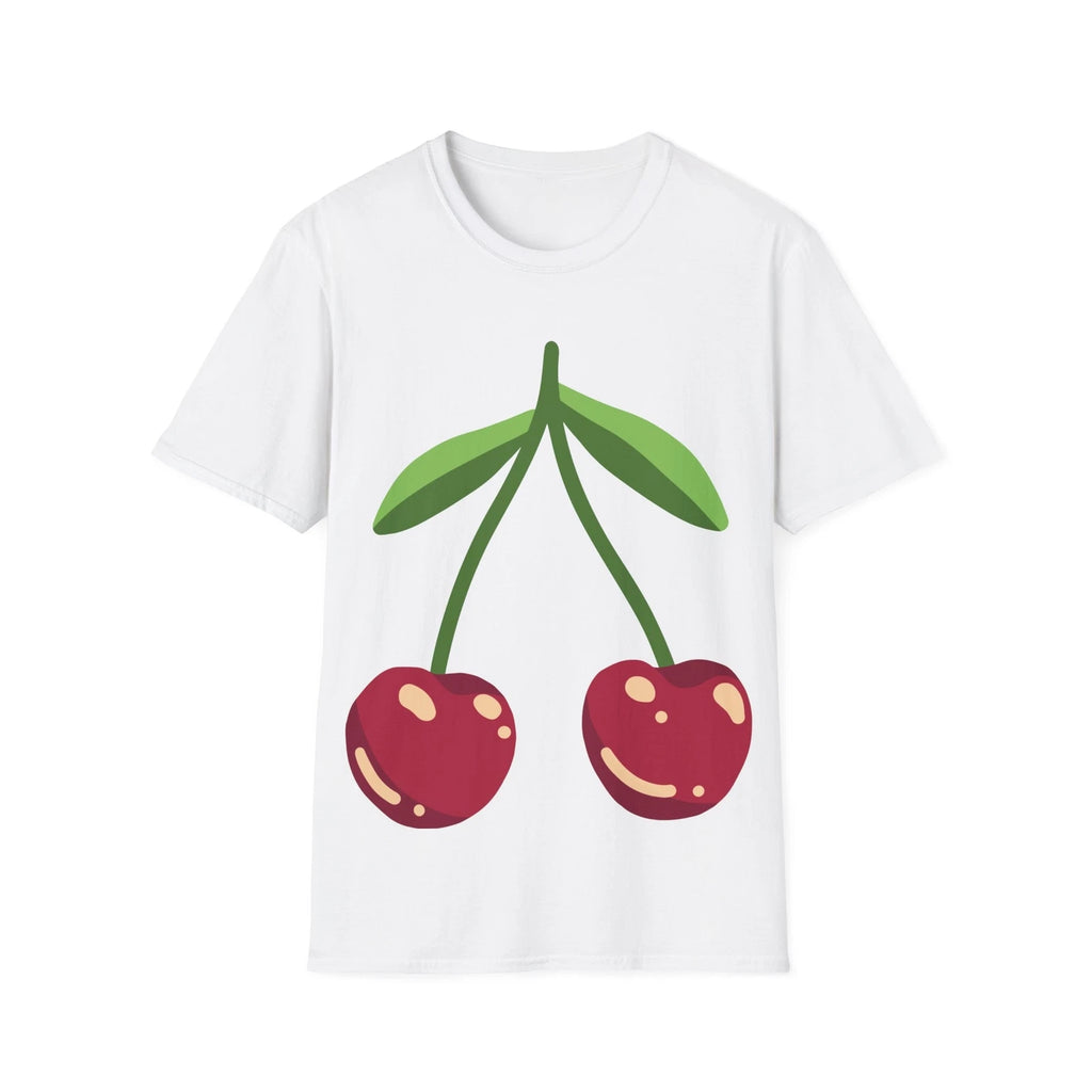 Funny Cherry Graphic T-Shirt, Cute Gift, Summer Top, Trendy Outfit, Birthday