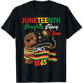 Juneteenth Shirts Women Men Breaking Every Chain Since 1865 T-Shirt