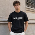 Milano Italy T-Shirt Minimalist Milan Travel City Graphic Tee Unisex Streetwear