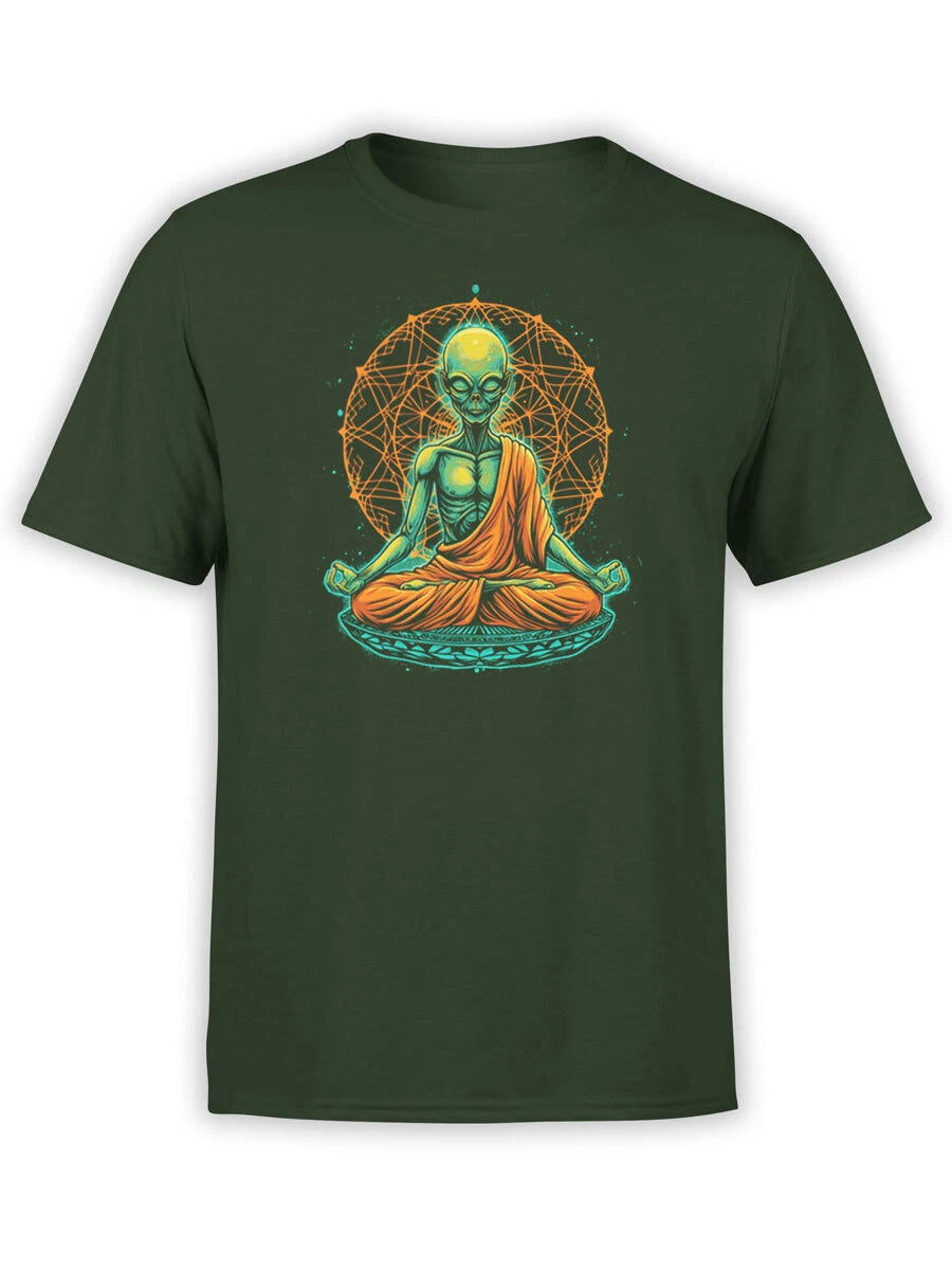 FANTUCCI Aliens T-Shirt Collection | Meditating Alien T-Shirt | Unisex