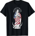 Patroness of The USA Blessed Virgin Mary Catholic Art T-Shirt