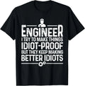 Funny Engineer Gift for Men Women Cool Engineering Mechanic Gift Unisex T-Shirt