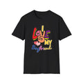 Colorful I Love My Boyfriend Love Message Shirt, Couple Valentine's Day Tee Gift