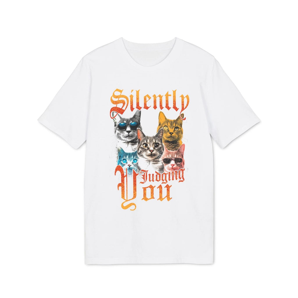 Silently Judging You T-shirt | Retro Gothic Cat Portraits