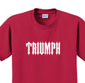 Triumph T-Shirt Short Sleeve Graphic Tees Unisex Apparel inspirational Designs