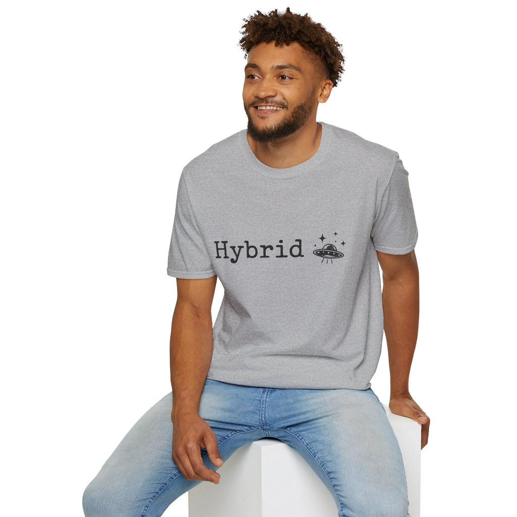 Hybrid Alien Funny Gift UFO T-Shirt | Alien Spaceship Graphic