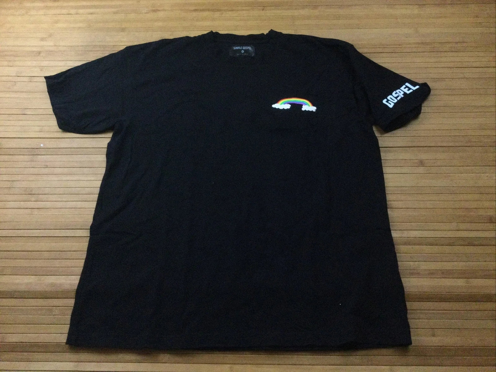 Simple Gospel Justin Bieber Rainbow Shirt size XL pride